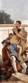 Un hombre sentado y una niña con una jarra Giovanni Battista Tiepolo